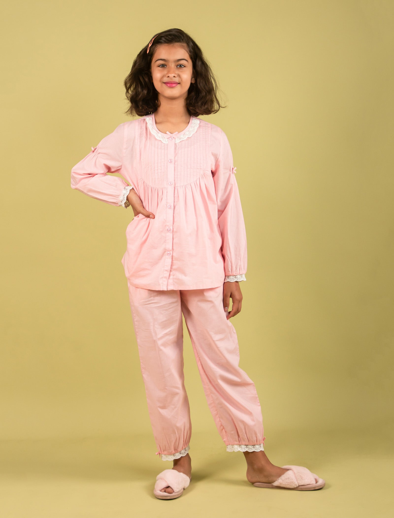 Pajamas Night Suit For Baby Girl Pure Cotton Nightsuit For Kids