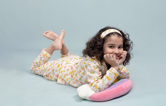 Dinosaur Printed Sleepwear for Girls Kids