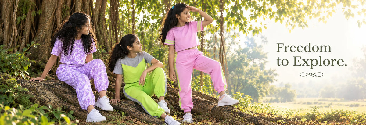 Trendy Jogger Set for Girls 4 Years – Stylish Tie-Dye Co-ord Collection