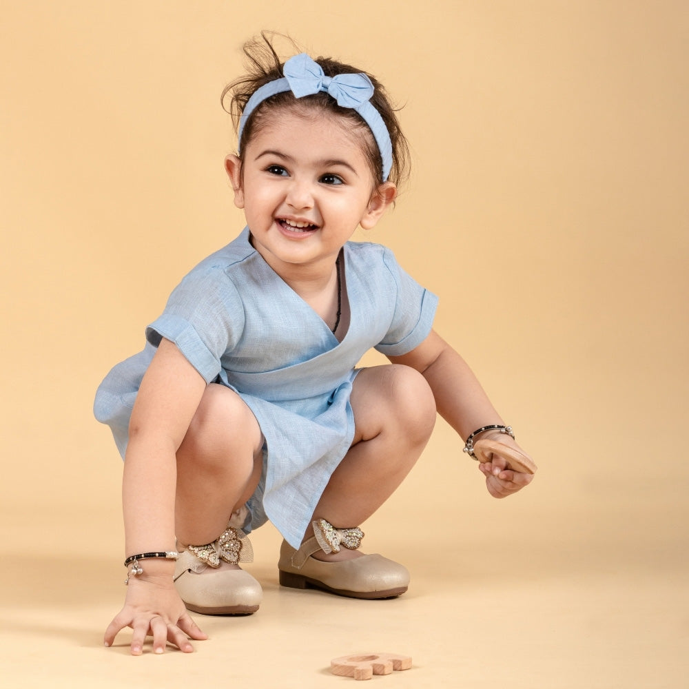 Trendy Baby Girl Dresses 1 Months Pure Cotton Frocks for Everyday Outfits