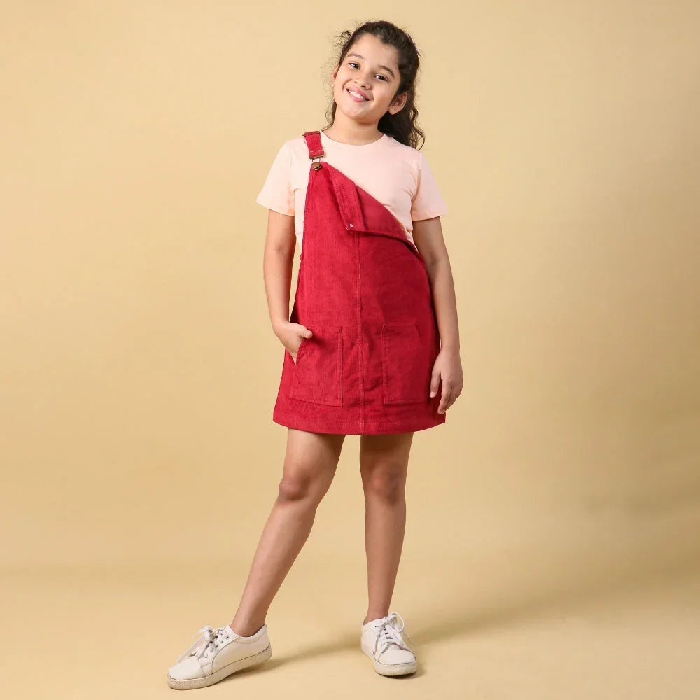 Dungaree for Girls 6-7 Years – Cotton, Denim & Corduroy Styles | Tweeny Mini