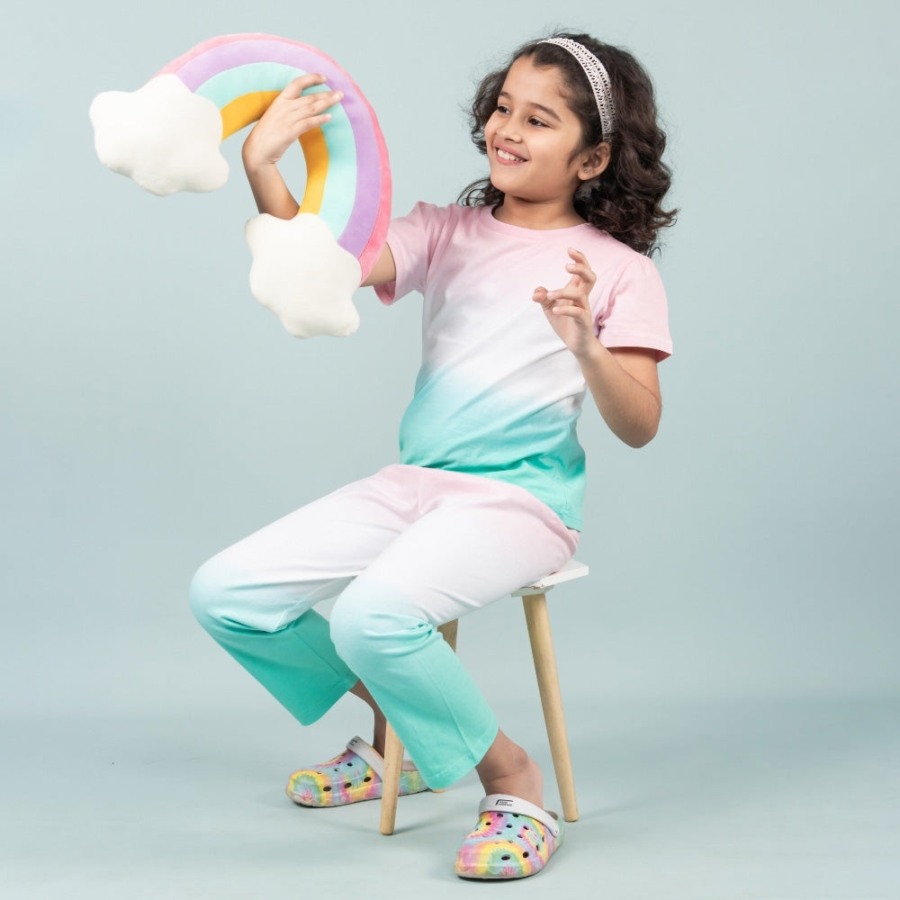 All Season Night Suit for Girls 4 Years – Breathable Pajama Set for Comfortable Sleep