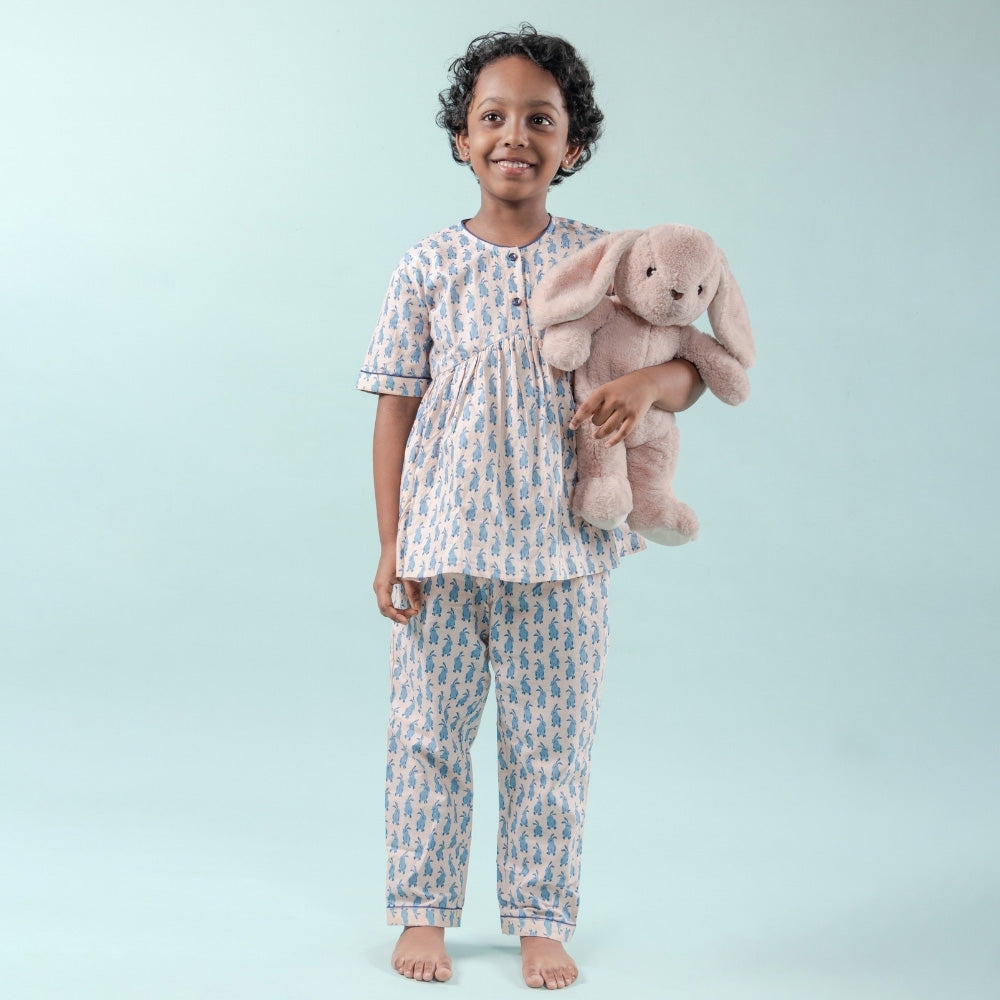 Comfortable Night Suit for Girls 8 Years – Stylish Kids Loungewear Collection