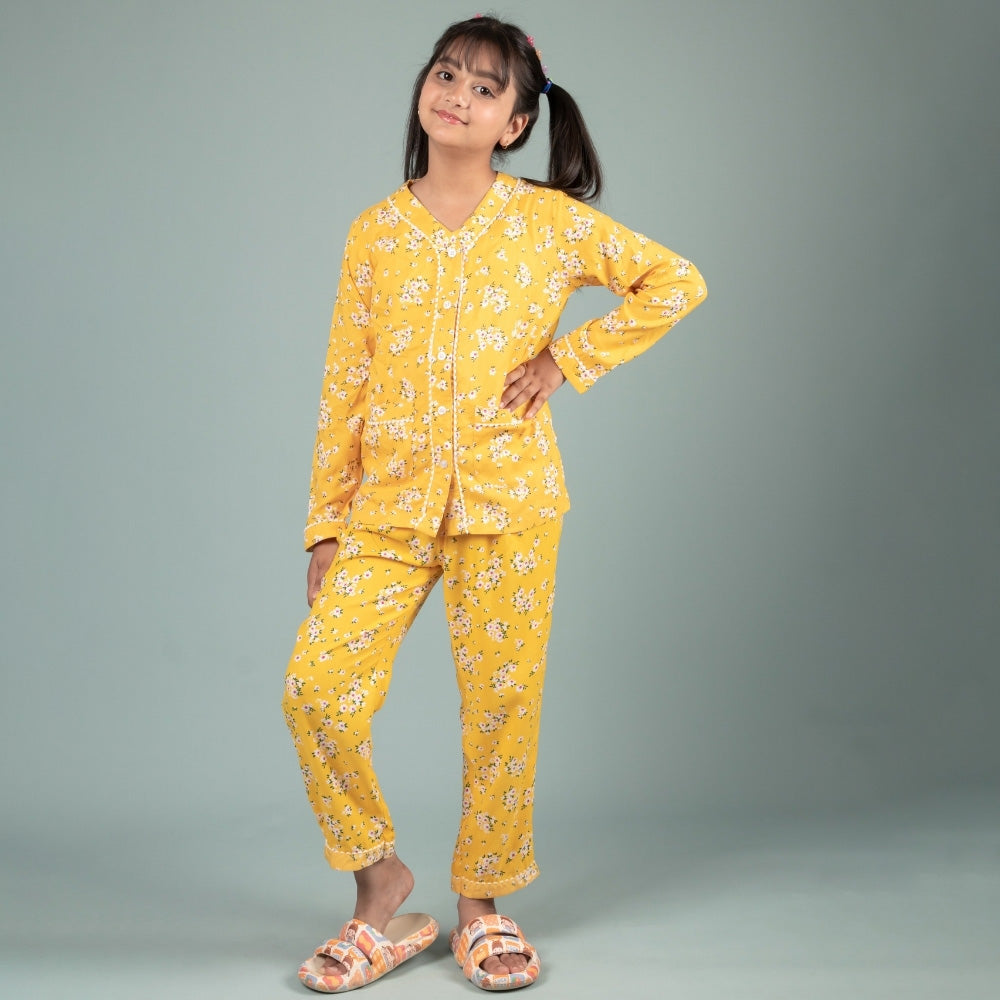 Classic Nightwear for Girls 10 Years – Floral Prints & Full Sleeve Sleepwear Collection