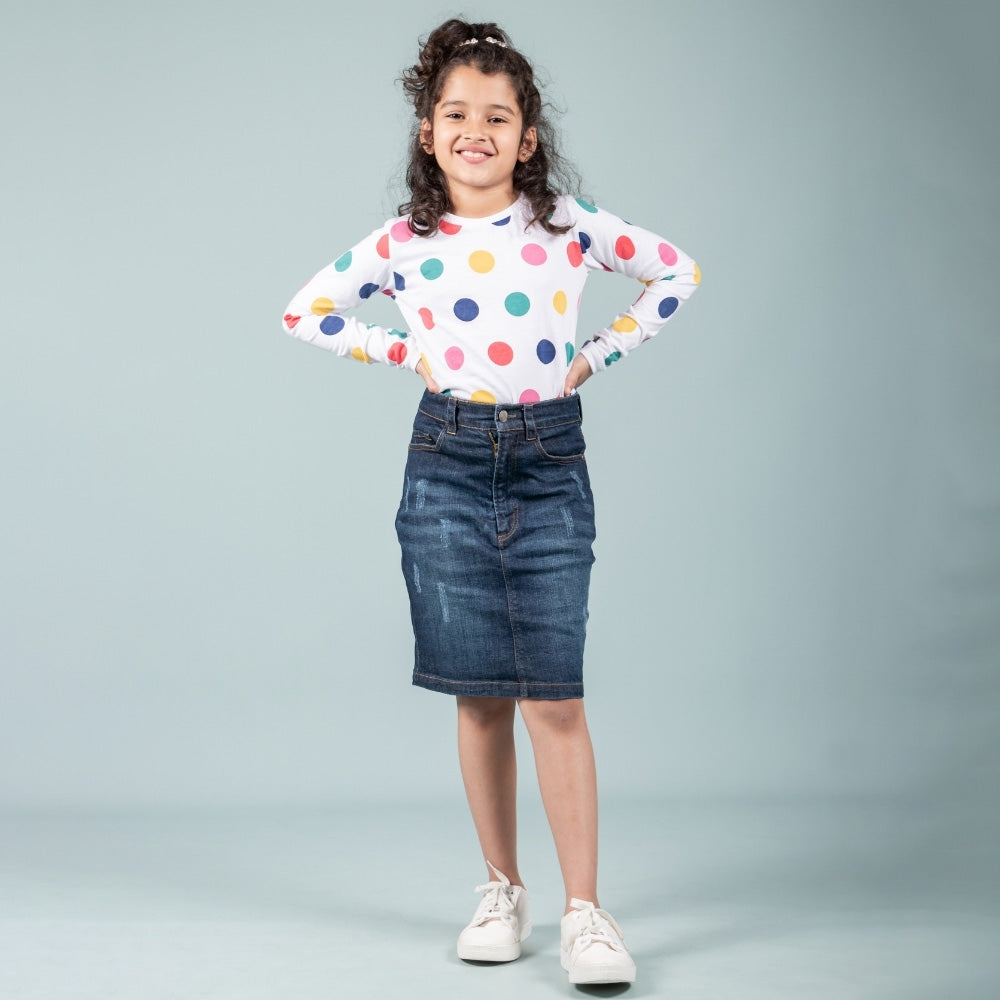 Denim Skirt for Girls 13 Years Collection Stylish Everyday Outfit