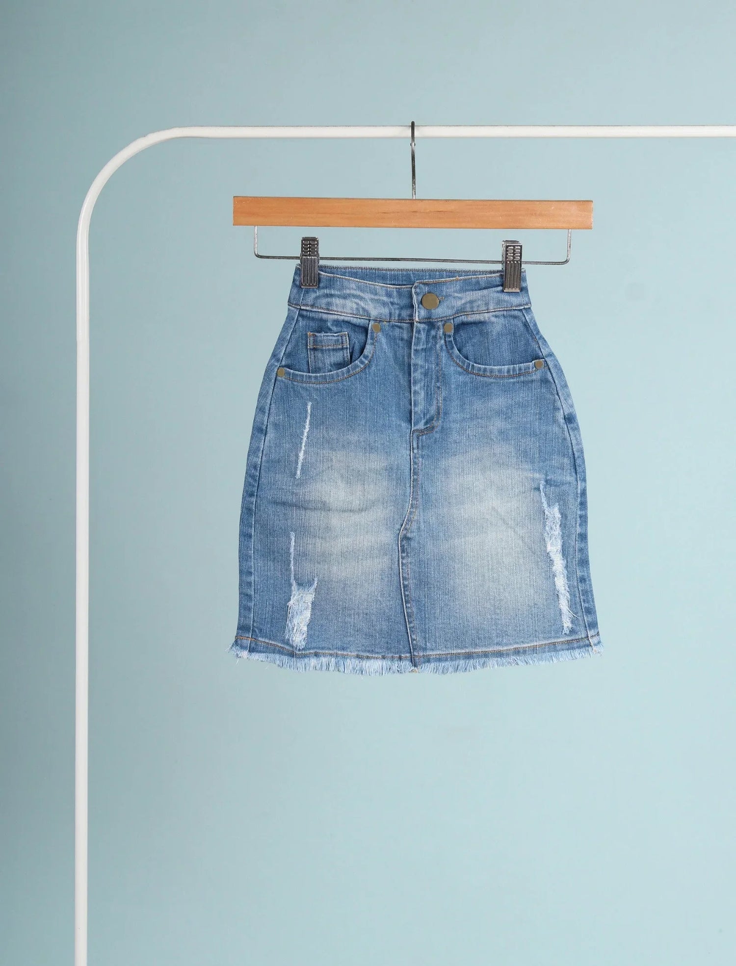 Premium Denim Skirt for Girls 8 Years Kids All Season Outfit