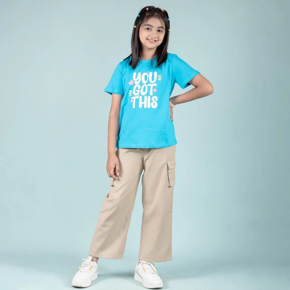 Stylish T-shirt for Girls 3 Years Comfortable Kids Tops Collection