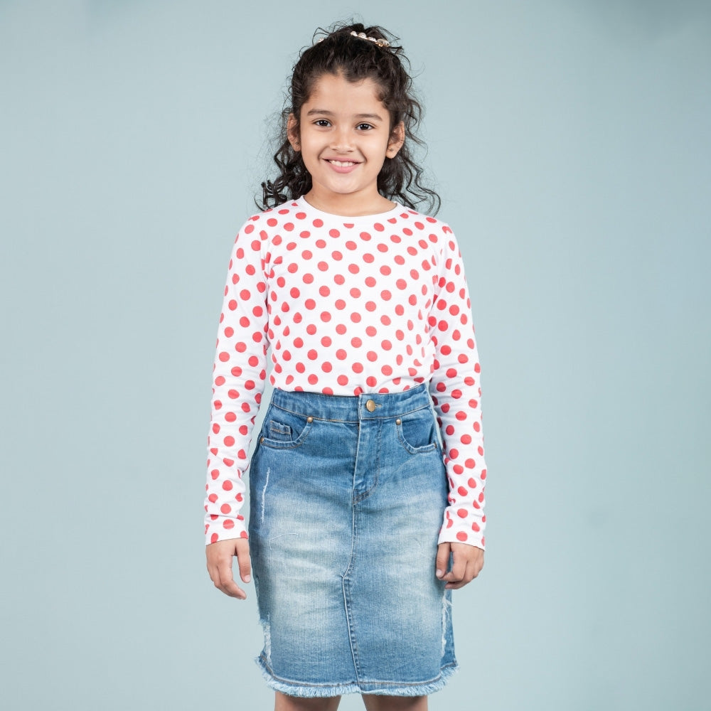 Comfortable Printed Tops for Girls 13 Years Stylish Kids Wear