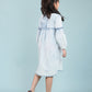 Acid Wash Super Soft Denim Dress (BLUE)