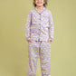 Little Sheep Printed Nightsuit (Lavender)