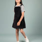 Classic Corduroy Pinafore Dress (Black)