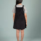 Classic Corduroy Pinafore Dress (Black)