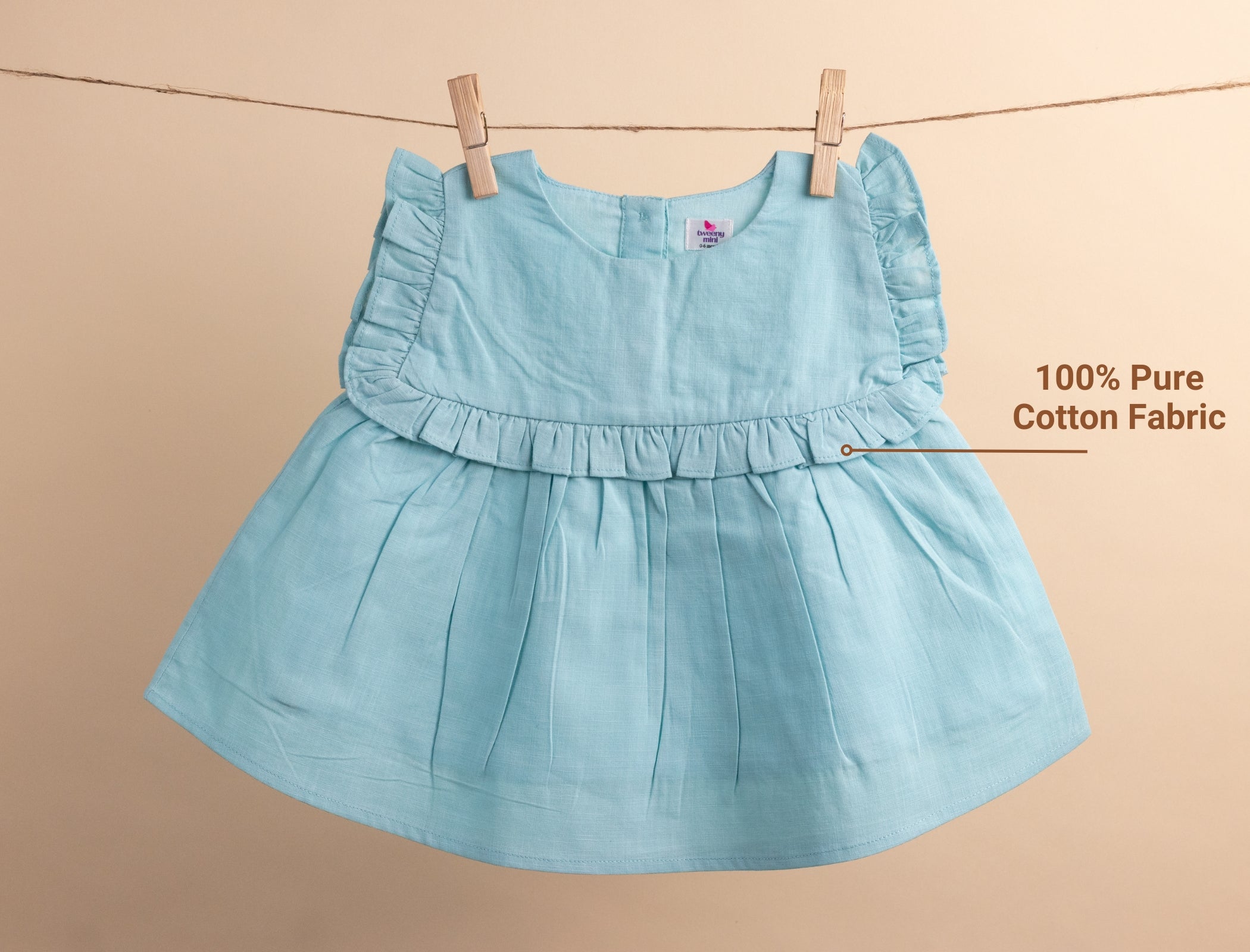 Baby Overlap Collar Flounce Sleeve Dress | Baby girl dress design, Baby  clothes girl dresses, Baby girl dresses