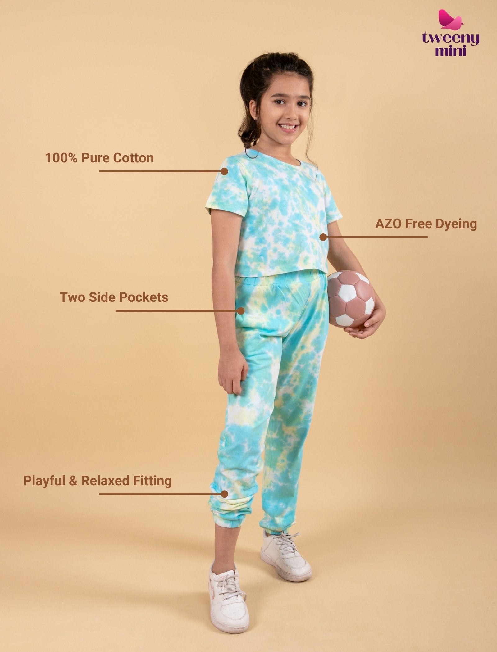 Kids tie discount dye jogger set