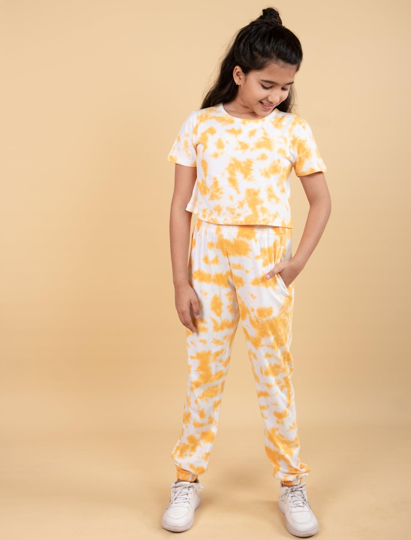 Tie dye pjs kids hot sale