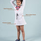 Premium Fleece Sweatshirt Dress - Tweeny Mini