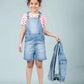 Premium Denim Jacket for Girls Kids (Blue) - Tweeny Mini