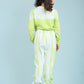 Fresh Style Tie Dye Jogger Set (Citrus Green)