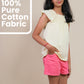  denim shorts strawberry Red-Tweeny Mini