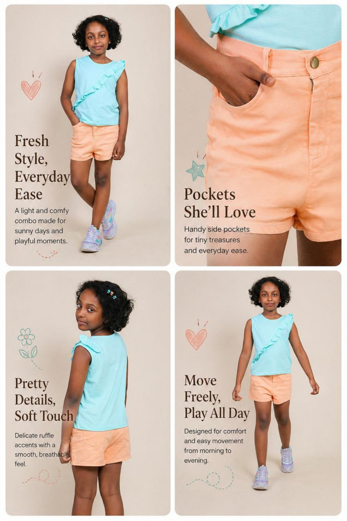 Best Fabric for Kids Clothes in Indian Summer- Tweeny Mini
