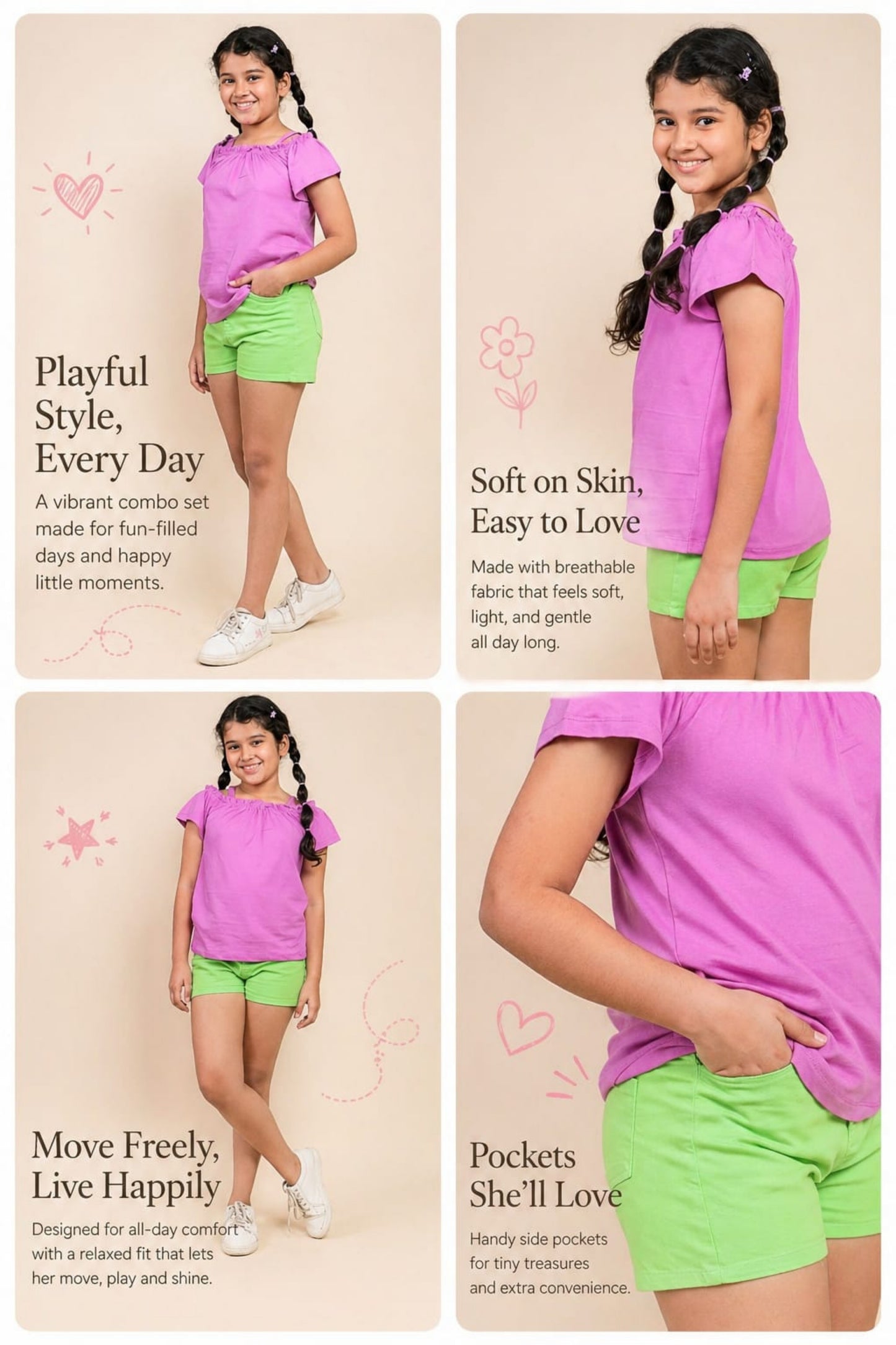 denim shorts for kids- Tweeny Mini