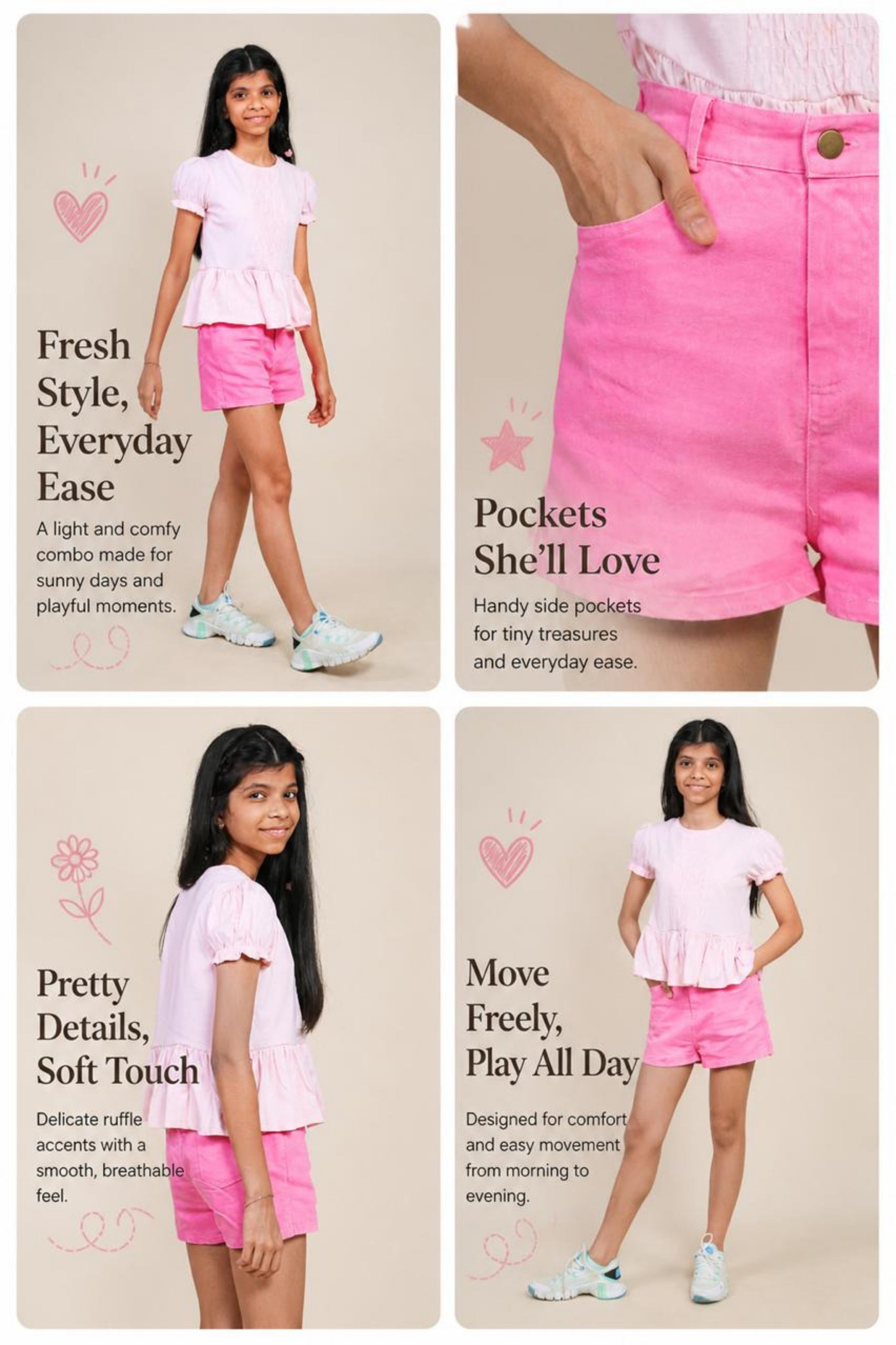 denim shorts online-Tweeny Mini