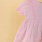 Newborn Baby Girl Summer Frock with Matching Cap and Bloomer (Pink) - Tweeny Mini