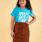 Classic A Line Corduroy Skirt for Girls Kids (Rust) - Tweeny Mini