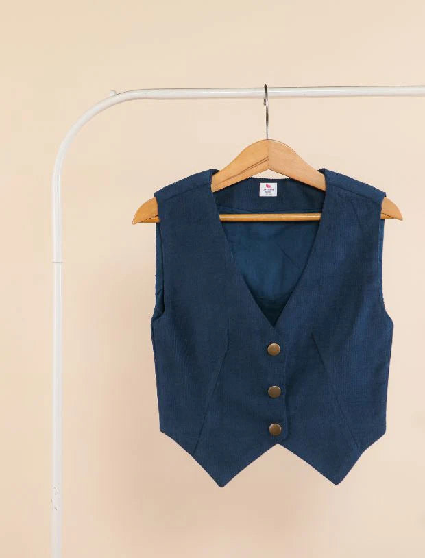 CordyChicWaistcoatforGirlsKids-Tweeny Mini