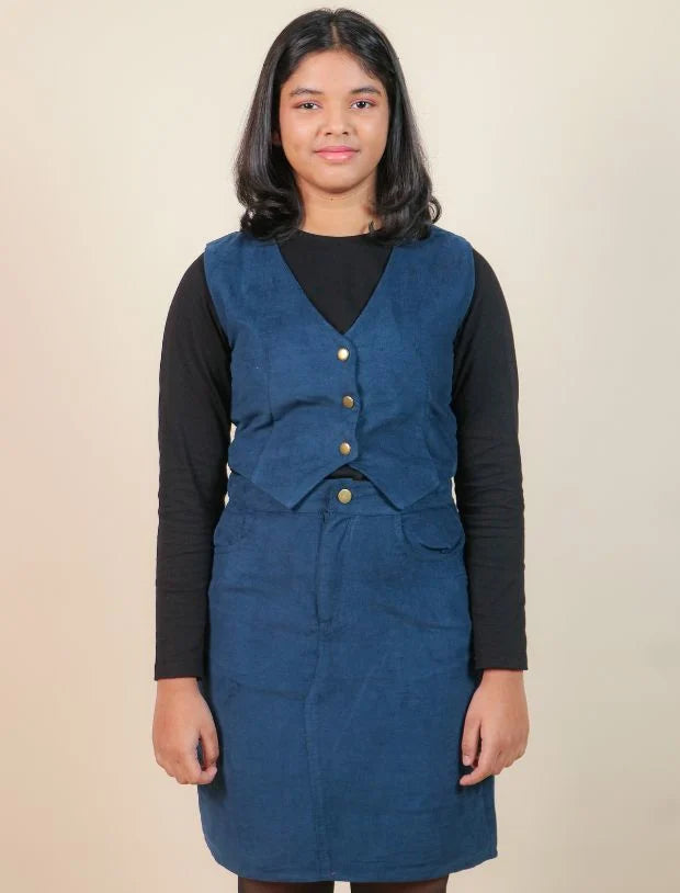 CordyChicWaistcoatforGirlsKids-Tweeny Mini