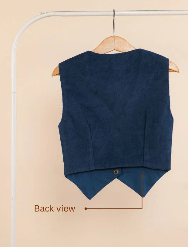 Cordy Chic Waistcoat for Girls Kids-Tweeny Mini