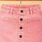 Candy Pop Denim Skirt For Kids Girls (Candy Pink) - Tweeny Mini