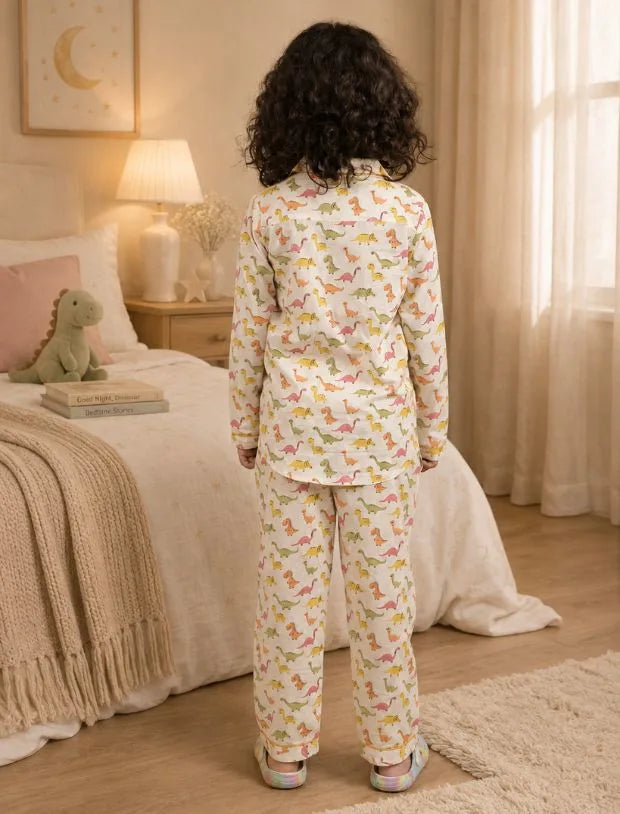 Dinosaur Print Sleepwear for Girls-Tweeny Mini