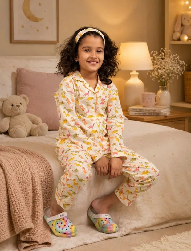 Dinosaur Print Sleepwear for Girls-Tweeny Mini