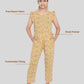 Summer Floral Jumpsuit for Girls Kids (Yellow) - Tweeny Mini