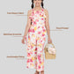 Stylish Summer Floral Jumpsuit for Kids Girls (Multi-color) - Tweeny Mini