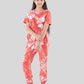 Summer Girls Tie Dye Jumpsuit for Kids (Mineral Red) - Tweeny Mini