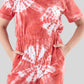 Summer Girls Tie Dye Jumpsuit for Kids (Mineral Red) - Tweeny Mini