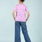 Summer Printed Graphic Tees for Girls Kids (Lavender) - Tweeny Mini