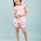 Handcrafted Kids Block Printed Nightdress For Girls (Red) - Tweeny Mini
