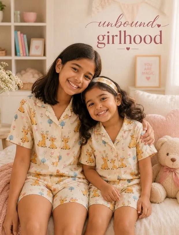Mommy Deer Night suit-Tweeny Mini