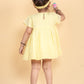 Newborn Baby Summer Frock for Infant Girls with Headband and Bloomer (Lemon Yellow) - Tweeny Mini