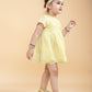 Newborn Baby Summer Frock for Infant Girls with Headband and Bloomer (Lemon Yellow) - Tweeny Mini