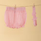 Newborn Baby Girl Frock with Matching Headband and Bloomer Set (Baby Pink) - Tweeny Mini