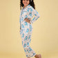 Giffy Love Pure Cotton Nightdress for Girls Kids (Full Sleeves, Blue) - Tweeny Mini