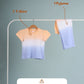 Ombre tie-dye nightwear set for girls with a short-sleeve t-shirt and pyjama in pastel colors.