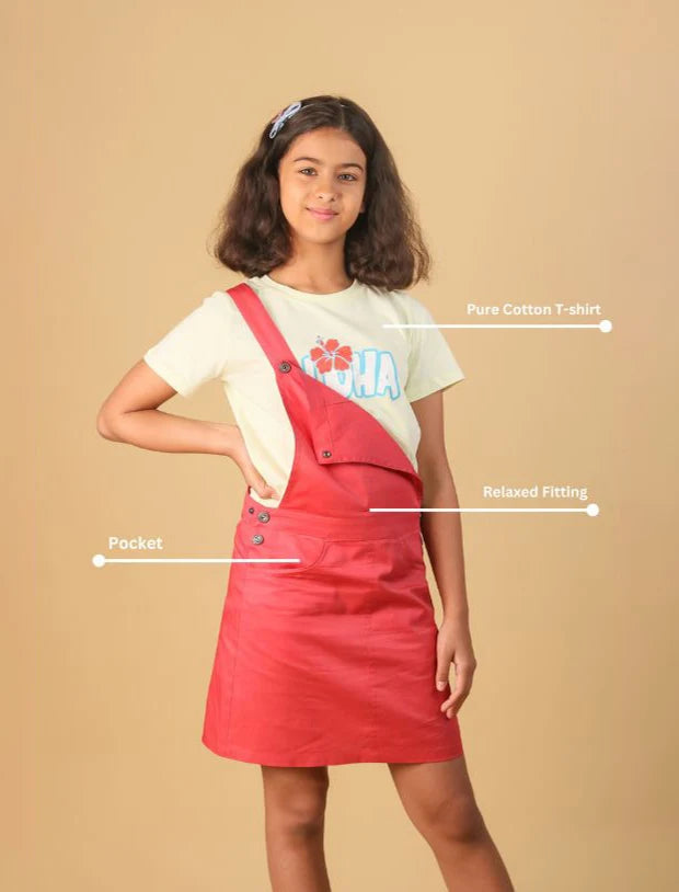 Pinafore Dresses for Girls-Tweeny Mini