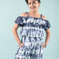 Trendy Romper Tie Dye Dress Kids Girls (Blue) - Tweeny Mini