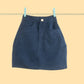 Premium Corduroy Skirt for Kids Girls (Blue) - Tweeny Mini