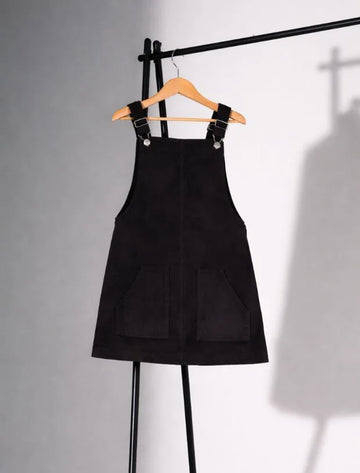 Sleevless pinafore dress for girls-Tweeny Mini
